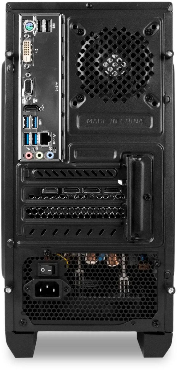 Компьютер iRU Game 320A5GE AMD Ryzen 5 5500/16ГБ/512ГБ(SSD)/NVIDIA RTX3050 Black [2000629]
