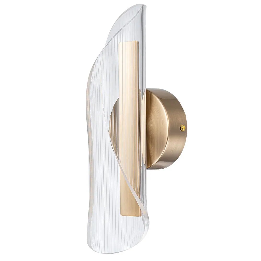 Настенный светильник Arte Lamp CICLONE A2473AP-7PB LED 6 Вт металл акрил латунь