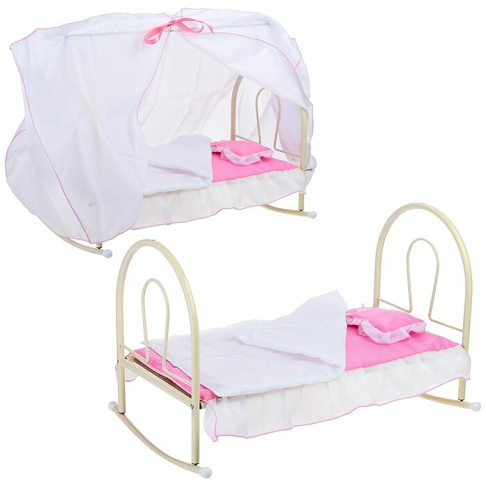 Кроватка для куклы Стройтехсервис Люлька  металл  текстиль  КР 140 