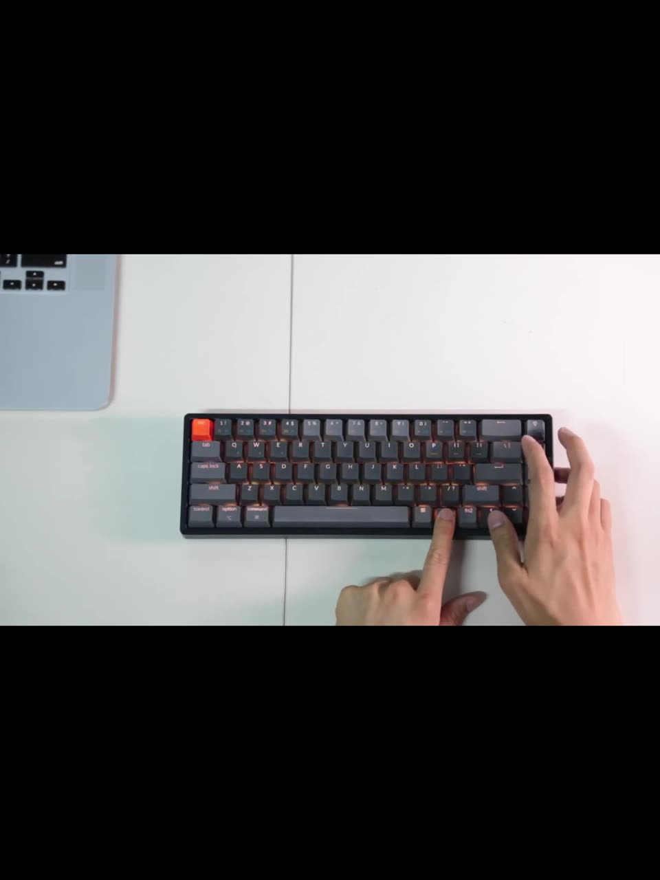 Беспроводная игровая механическая клавиатура Keychron K6 68 Key, Gateron G Pro blue, Hot-Swap, Bluetooth, K6V2 — фото 1