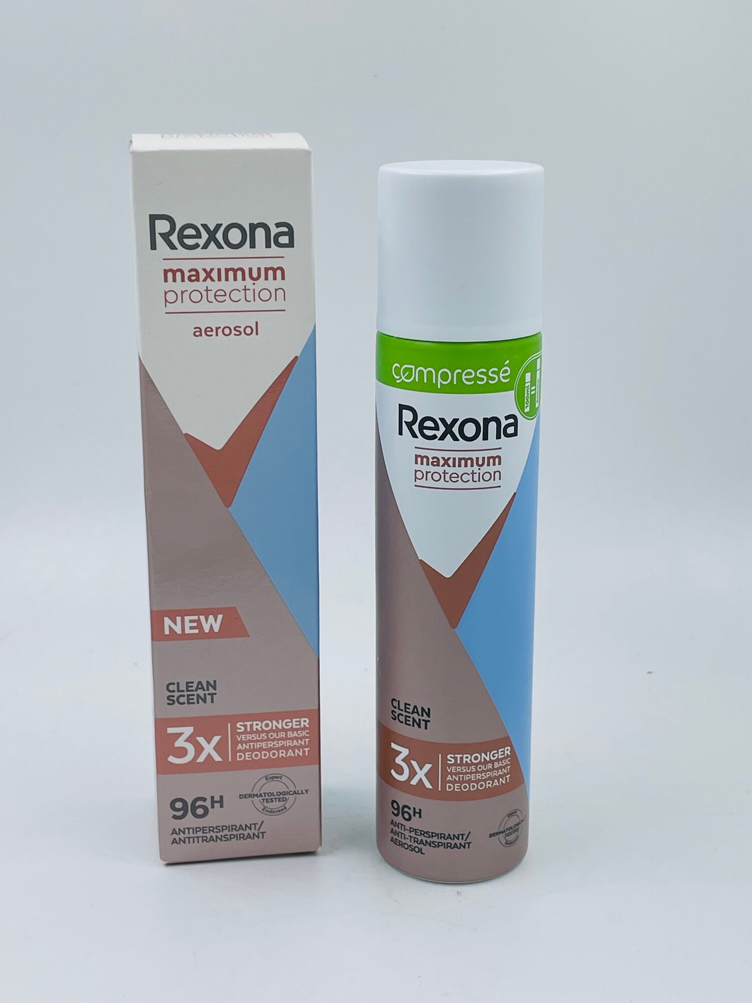 Дезодорант-антиперспирант-спрей Rexona Maximum Protection Clean Scent Защита от пота на 96 часов 100 мл