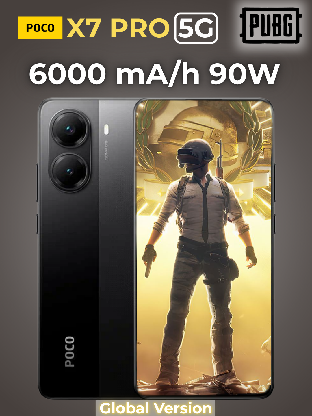Смартфон Xiaomi Poco X7 Pro, 8GB+256GB, Black 6,67" AMOLED 120Hz дисплей, 6000 мА/ч, 5G — фото 1