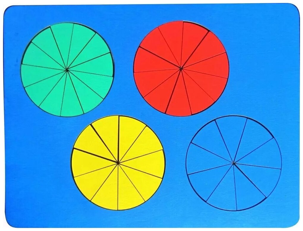 Развивающая игрушка Дроби. Б. П. Никитин, 3 уровень Smile Decor