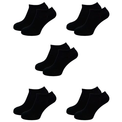 фото Носки lorenzline, 5 пар, размер 37/40, черный