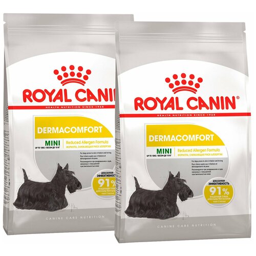 ROYAL CANIN MINI DERMACOMFORT для взрослых собак маленьких пород при аллергии (1 + 1 кг)