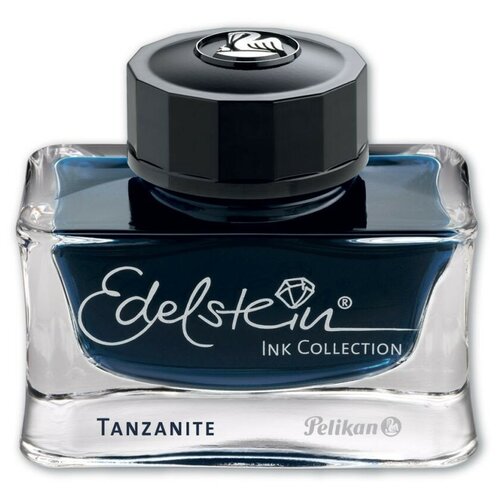 Флакон с чернилами Pelikan Edelstein EIBS (PL339226) Tanzanite чернила темно-синие чернила 50мл для ручек перьевых