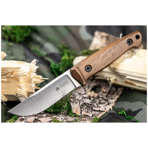 туристический нож nikki d2 stonewash g10 кожа Туристический нож Nikki AUS-8 StoneWash орех кожа