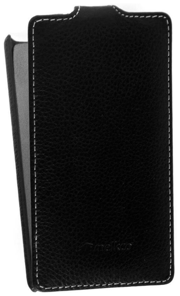 Кожаный чехол для HTC Windows Phone 8S / Rio Melkco Leather Case - Jacka Type (Black LC)