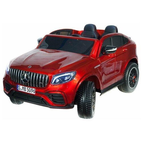 Электромобиль Toyland Mercedes-Benz AMG GLC63 Coupe 4X4 ХМХ608, двухместный, красный глянец