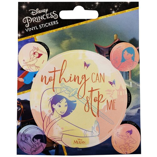 Наклейки Mulan (Nothing Can Stop Me) Vinyl Sticker Pack 5шт PS7446