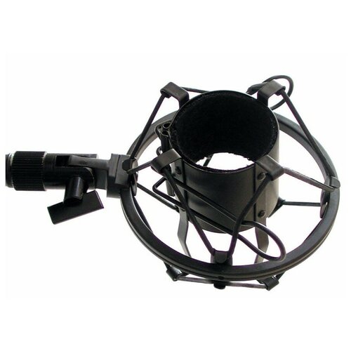 Держатель микрофона паук Dekko JR-571 чёрный dunlop mic stand pick holder 5010 держатель для медиаторов 7 крепится к микрофонной стойке