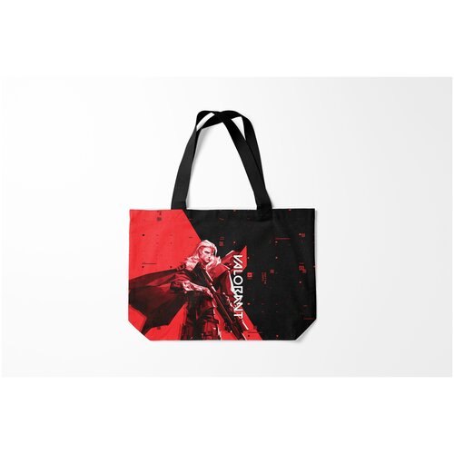 фото Сумка-шоппер / 46х35 см / геймерам / valorant burnettie