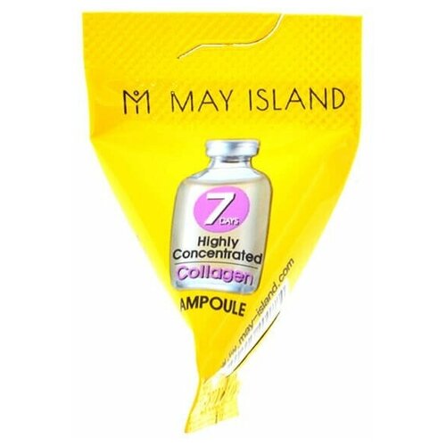 Увлажняющая ампульная сыворотка с коллагеном May Island 7 Days Highly Concentrated Collagen Ampoule упаковка (12шт.)