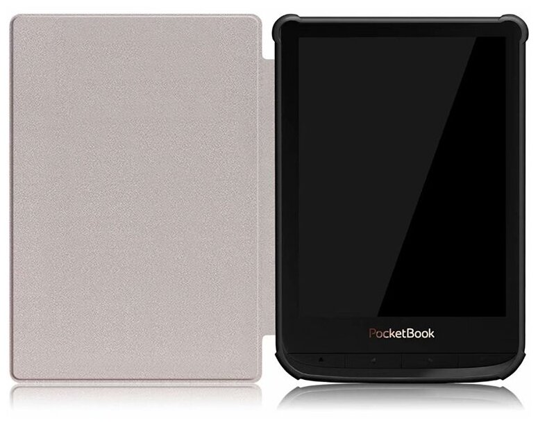 Чехол-обложка футляр MyPads для PocketBook 627 / PocketBook 616 / PocketBook 632 из качественной эко-кожи тонкий с магнитной застежкой голубой