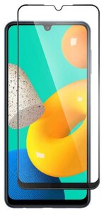 Фото Защитное стекло Brosco для Samsung Galaxy M32 Full Screen Black SS-M32-FSP-GLASS-BLACK