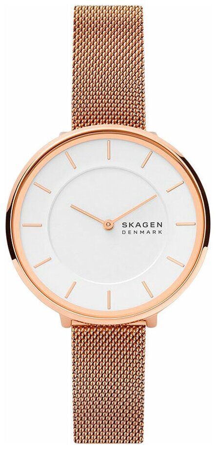 Наручные часы SKAGEN Gitte, золотой, белый