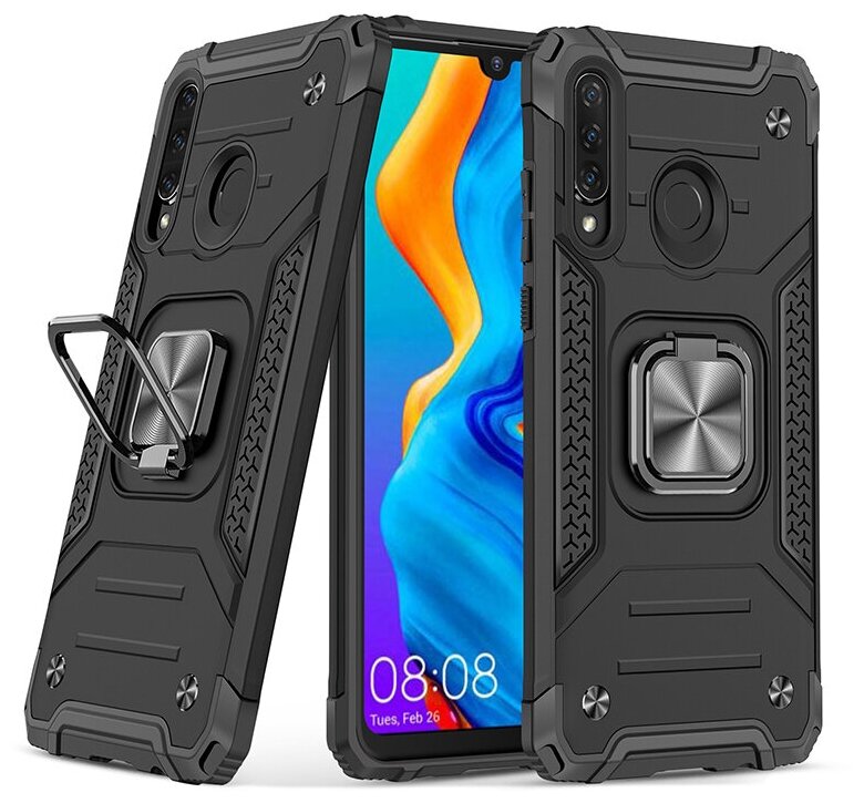 Противоударный чехол Legion Case для Huawei P30 lite / Honor 20s / 20 Lite черный