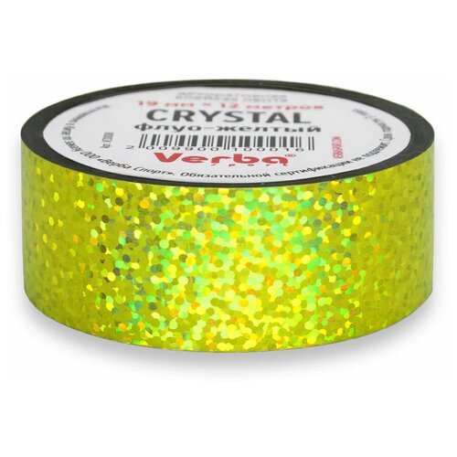 фото Обмотка для обруча без подложки verba sport crystal флуо-желтый