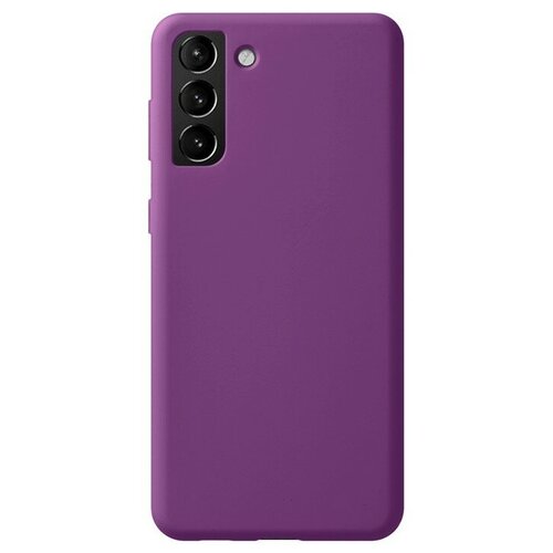 фото Чехол-накладка силикон deppa liquid silicone pro case d-870024 для samsung s21 plus фиолетовый