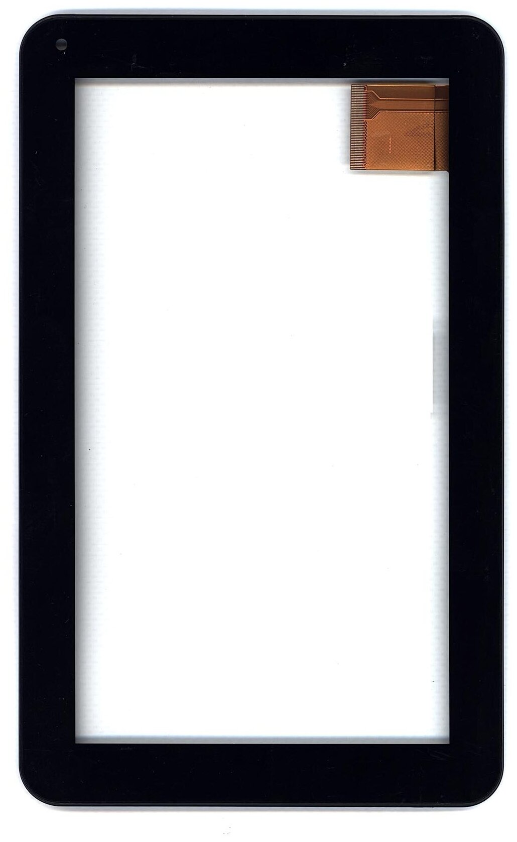 Сенсорное стекло (тачскрин) для Irbis TS90 черное с рамкой