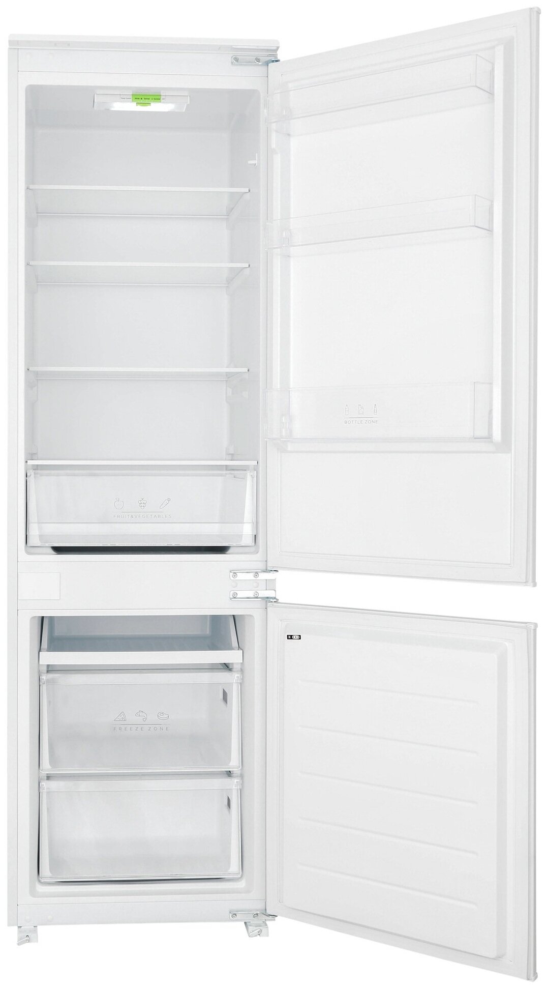 Встраиваемый двухкамерный холодильник Hiberg RFCB-300 LFW - фотография № 12