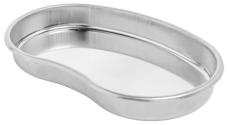 Лоток металлический почкообразный 185х11х20мм