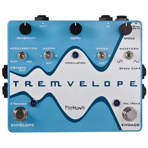 Гитарная педаль эффектов/ примочка Pigtronix EMT Tremvelope Envelope Modulated Tremolo pigtronix ep2 envelope phaser ii