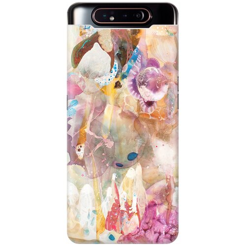 фото Re:pa накладка transparent для samsung galaxy a80 с принтом "радость весны"