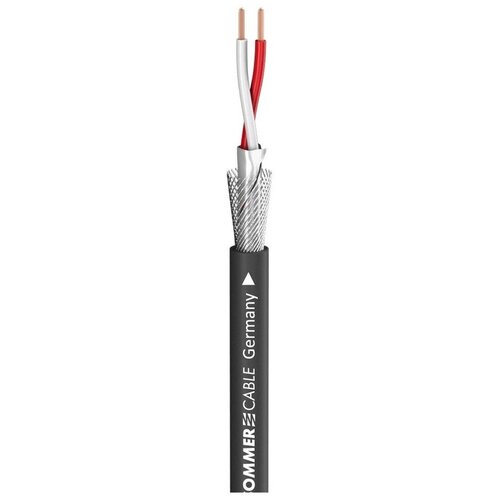 Кабель микрофонный в нарезку Sommer Cable 200-0351 SC-Goblin Black, 1 м