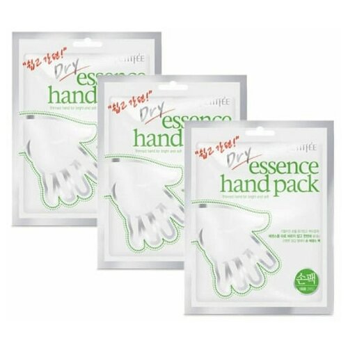 фото Маска-перчатки д/рук с сухой эссенцией dry essence hand pack,3шт petitfee