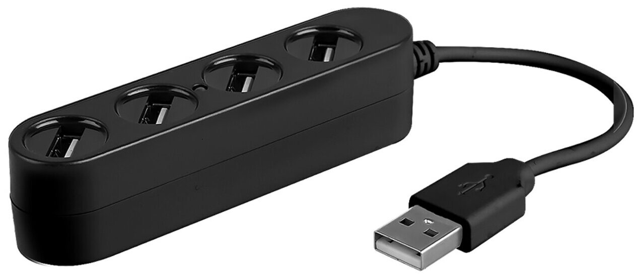 USB Hub / USB-концентратор USB 2.0 на 4 порта / HUB разветвитель / USB ХАБ для периферийных устройств