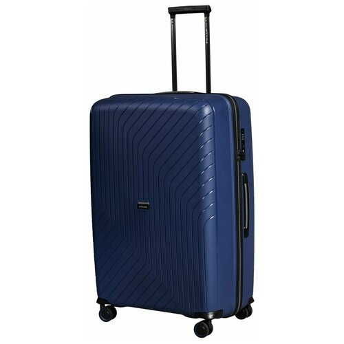 фото Чемодан l'case madrid blue (синий) l (52*31,5*76,5) 125л