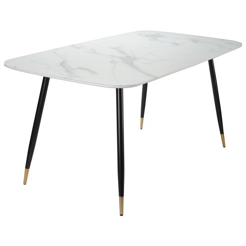 Стол обеденный Tobias, 160х90х75 см, белый