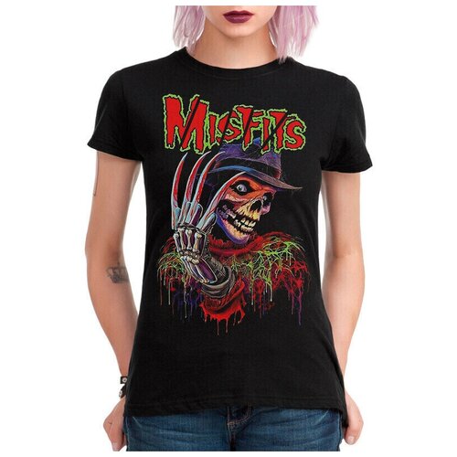 Футболка DreamShirts Misfits Horror Женская черная L