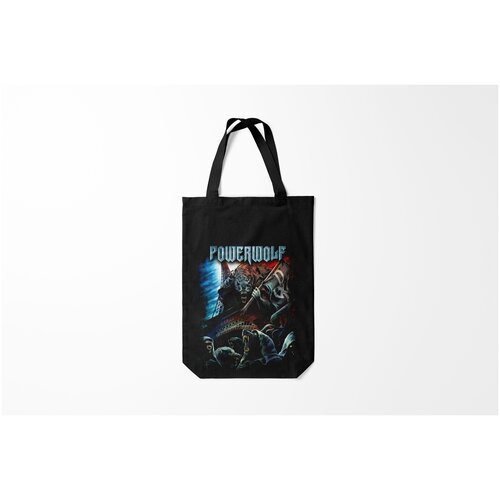 фото Сумка-шоппер / 31х42 см / рок / разный powerwolf burnettie