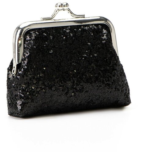 фото Кошелёк детский, отдел на фермуаре, цвет чёрный нет бренда