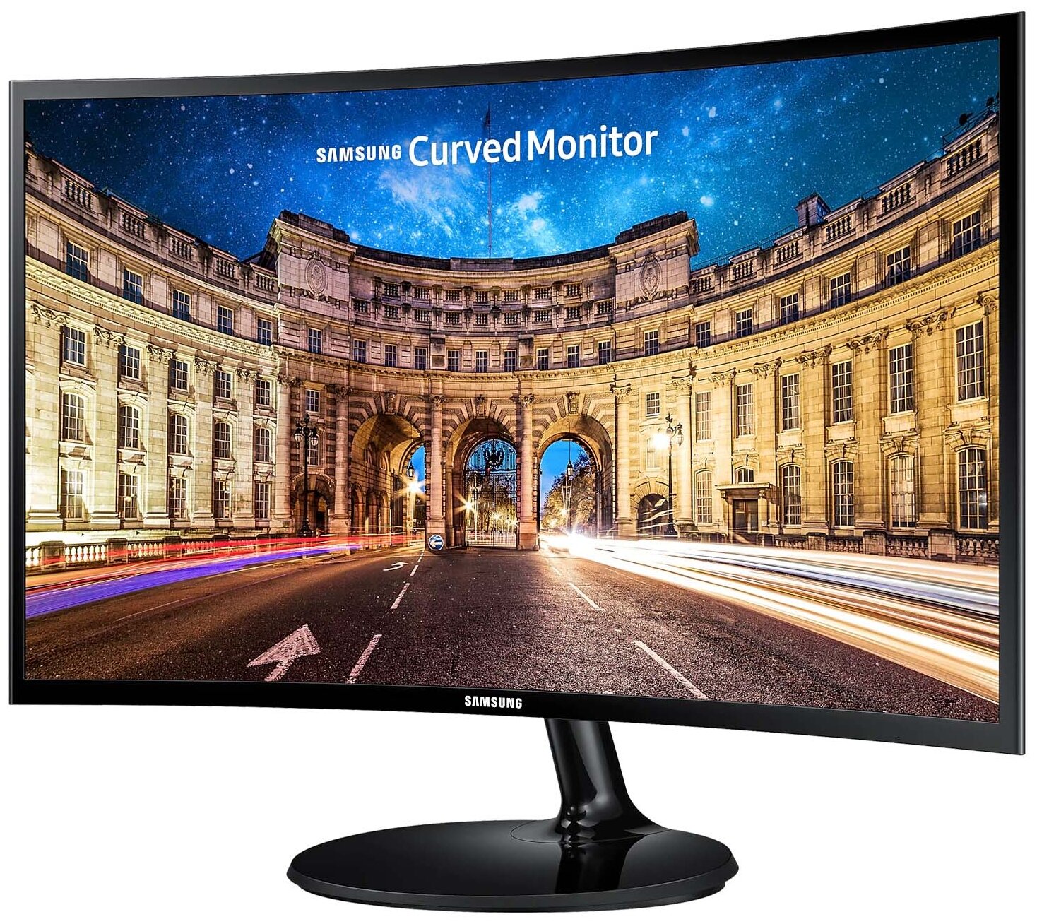 27 Монитор Samsung C27F390FHI 1920x1080 60 Гц VA черный