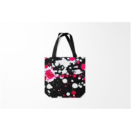 фото Сумка-шоппер / 40х40 см / casual / пятна стиля burnettie