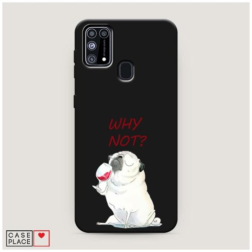 фото Чехол силиконовый матовый samsung galaxy m31 why not case place