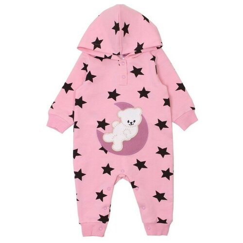 фото Комбинезон детский, цвет светло-розовый, рост 86 см нет бренда