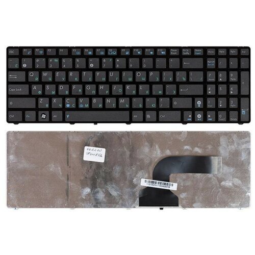 Клавиатура для ноутбука Asus K52 K53 G73 A52 G60 черная с черной рамкой 938₽