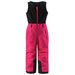 Полукомбинезон Reima для девочек, карманы, размер 128, розовый, черный