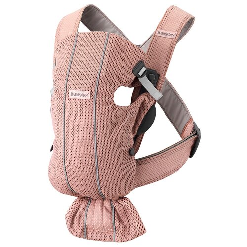 BabyBjorn Эрго-рюкзак Mini Mesh, цвет: пыльно-розовый