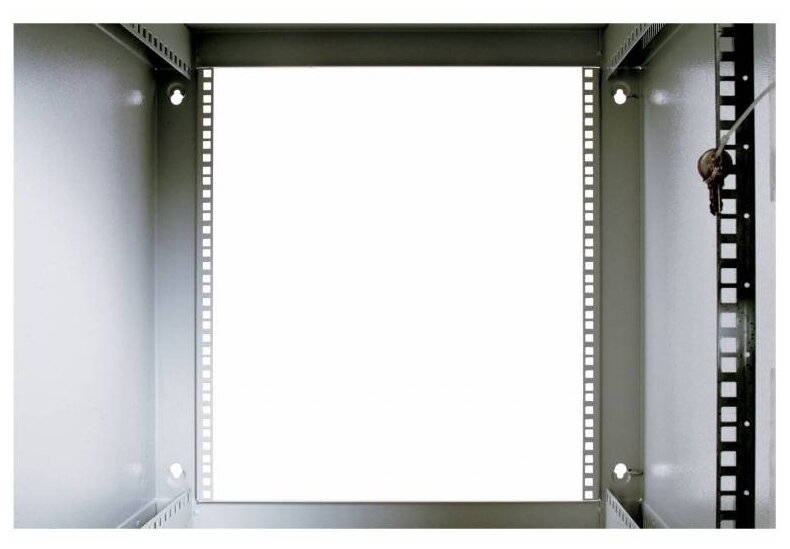 шкаф ЦМО, настенный, 19", 6U, 600х480мм, дверь металл - фото №10