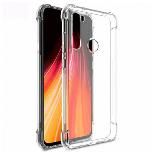 фото Противоударный силиконовый чехол для xiaomi redmi note 8 с усиленными углами roscase