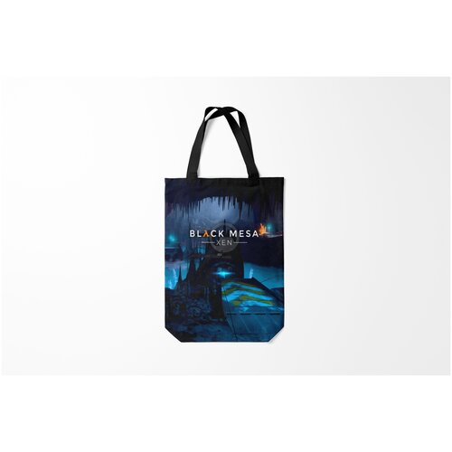 фото Сумка-шоппер / 31х42 см / геймерам / half life black mesa xen burnettie