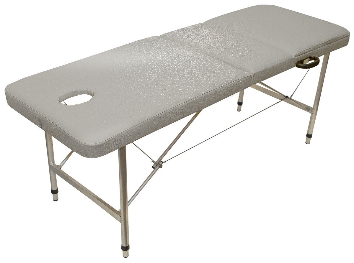 Your Stol Массажный стол трехзонный регулировка, 180х60, металлик - фотография № 2