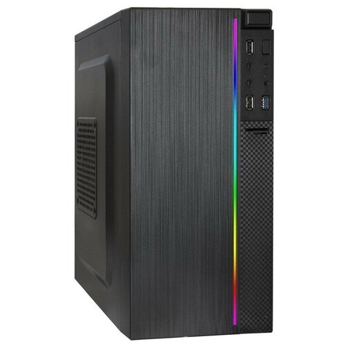 EXEGATE  EX287885RUS  Minitower mEVO-9302-RGB-600W-12 mATX, 600NPX 12, 2USB+USB3.0, HD ,  RGB