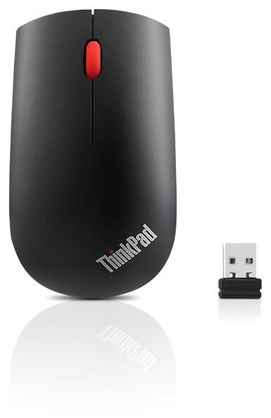 Мышь Lenovo ThinkPad Essential черный оптическая 1200dpi беспроводная USB 4X30M56888