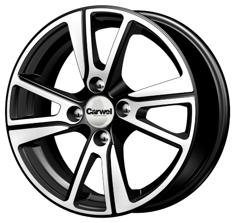 Колесный диск Carwel Бросно 127 5.5xR14 4x100 ET38 DIA67.1 - фото №1